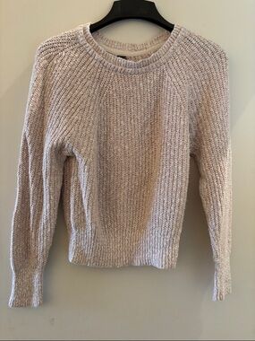 Free People Cozy Women's Crewneck Sweater in Light Beige